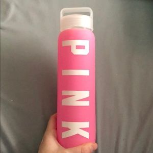 Glass Victoria secret water bottle